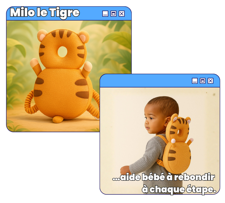 CocoGuard - Le sac à dos bébé qui assouplit les chutes.