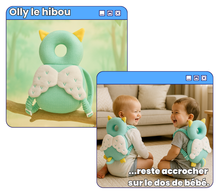 CocoGuard - Le sac à dos bébé qui assouplit les chutes.