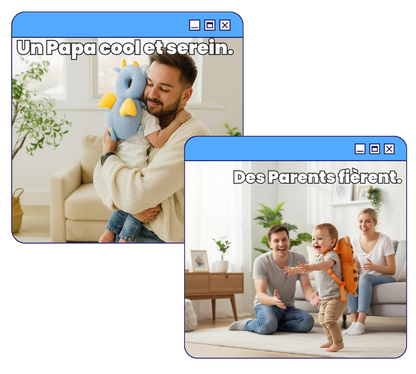 CocoGuard - Le sac à dos bébé qui assouplit les chutes.