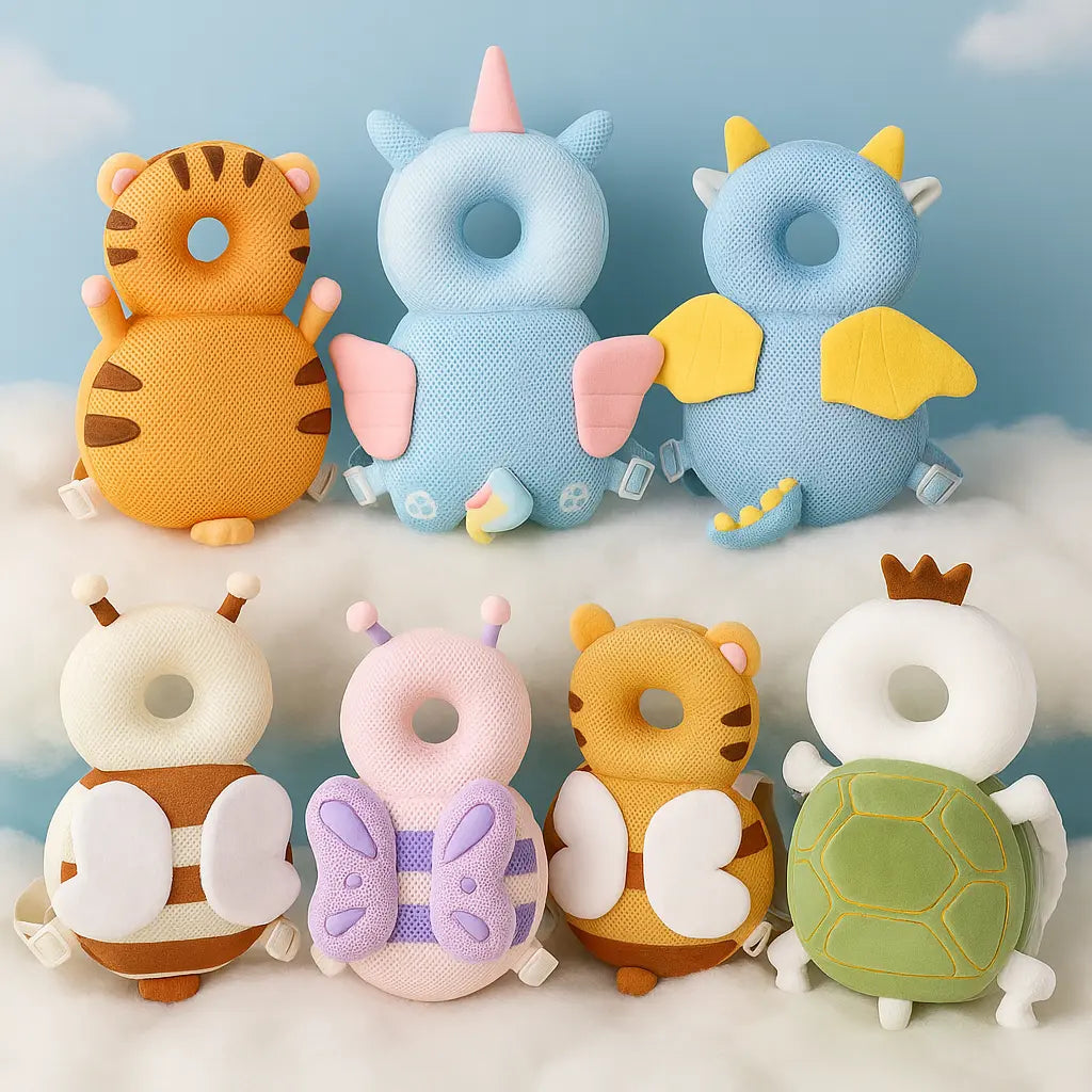 Sac à dos bébé protège tête